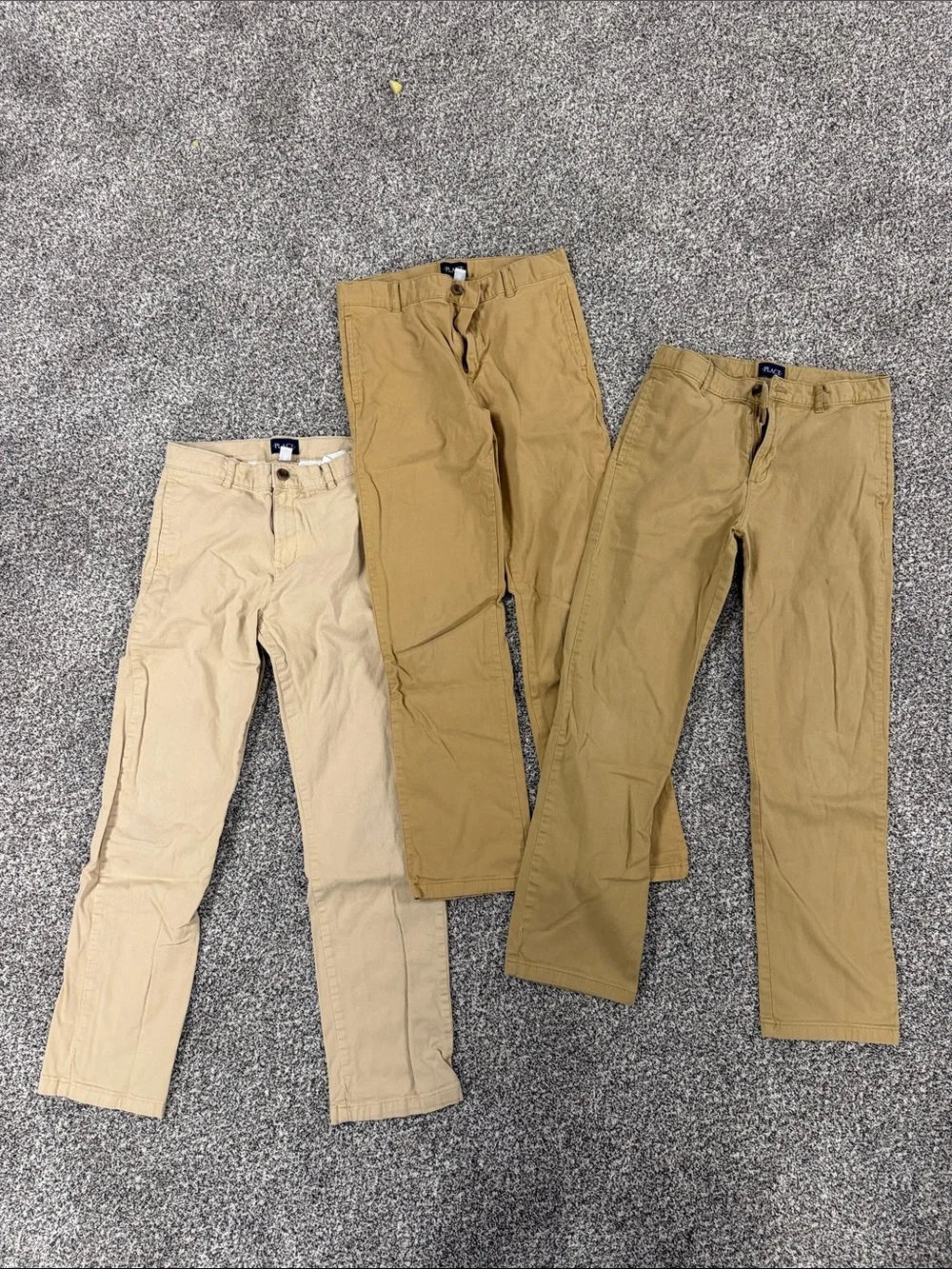 Boys Casual Chino Pants - Khaki & Tan